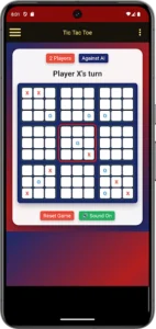 Ultimate Tic Tac Toe + AI 1